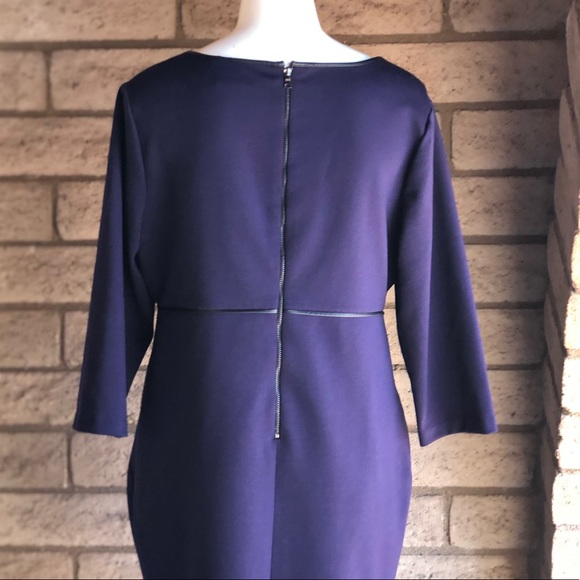 🔥 Tahari 🔥 Petite Dress in Purple - Picture 4 of 9